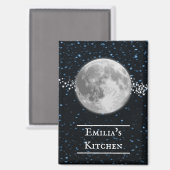 月磁パーソナライズされた石 マグネット (正面/裏面)