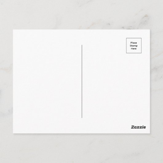 月祝神星の森の青い水色 ポストカード (裏面)