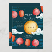 月祭り 招待状 (正面/裏面)