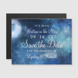 月空の満月の星の結婚式の日付を保存