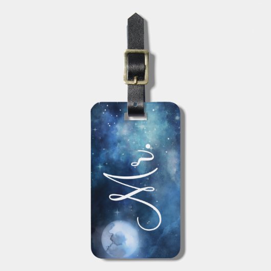 月空フルムーンカスタムハネムーン旅行Mr. ラゲッジタグ (正面縦)