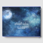 月空フルムーンシチュアル銀河系スターズ結婚ズ ゲストブック (裏面)