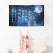 月空フルムーンスターズブライダルシャワーへようこそ 横断幕 (インサイチュ)