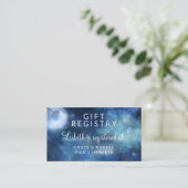 月空フルムーンブライダルシャワーギフトレジストリ エンクロージャーカード (スタンド正面)