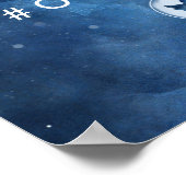 月空フルムーン共有ラブズ結婚サイン ポスター (角)