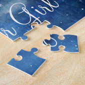 月空フルムーン私たちの花の女の子の提案 ジグソーパズル (側面)