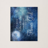 月空フルムーン私たちの花の女の子の提案 ジグソーパズル (縦)