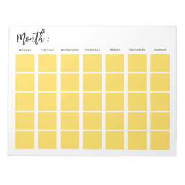 月空白の単位 ノートパッド