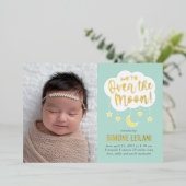 月箔ベビー誕生発表 箔シーズンカード (立ち正面)