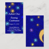 月素朴星イベントチケット名刺 名刺 (正面/裏面)