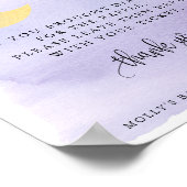 月紫おむつラッフルディスプレイ ポスター (角)