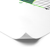 月経周期の月経ホルモン ポスター (角)