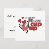 月経液 招待状 (正面/裏面)