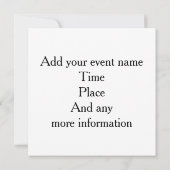 月経液 招待状 (裏面)