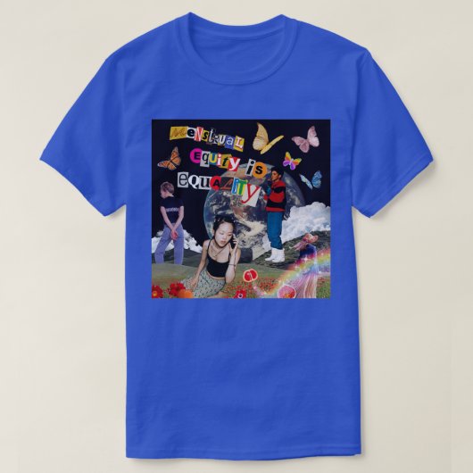 月経資本は平等 Tシャツ (デザイン正面)
