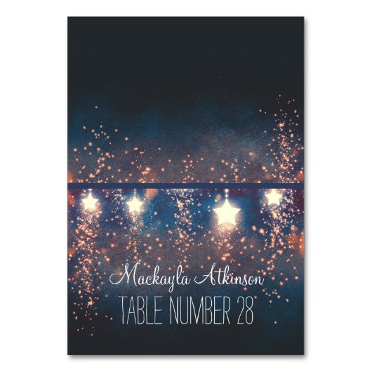 月結婚星の護衛 テーブルナンバー (正面)