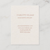 月結晶エネルギーヒーラービジネスカード 名刺 (裏面)