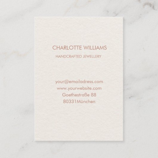 月結晶エネルギーヒーラービジネスカード 名刺 (裏面)