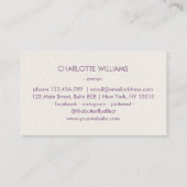 月結晶エネルギーヒーラー 名刺 (裏面)