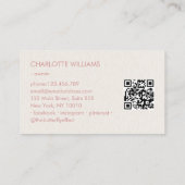 月結晶エネルギーヒーラーQRコード 名刺 (裏面)