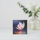 *~*月結晶フローラ宇宙星星雲 スクエア名刺 (スタンド正面)