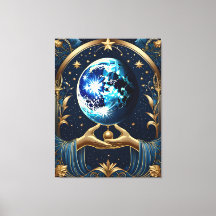 月絵画付きアーケインタロット