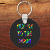 月色のTシャツまで飛ばして キーホルダー (正面)