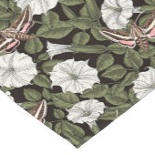 月花とスフィンクスの蛾 ショートテーブルランナー (コーナー)