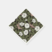 月花とスフィンクスの蛾 スタンダードカクテルナプキン (角)