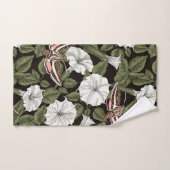 月花とスフィンクスの蛾 バスタオルセット (ハンドタオル)