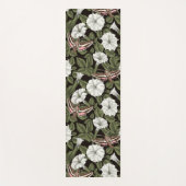 月花とスフィンクスの蛾 ヨガマット (正面)