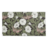 月花とスフィンクスの蛾 枕カバー (裏面-左)