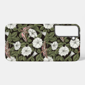 月花とスフィンクスの蛾 SAMSUNG GALAXYケース (裏面横)