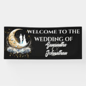 月花嫁シルエット 横断幕 (横)