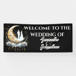 月花嫁シルエット 横断幕