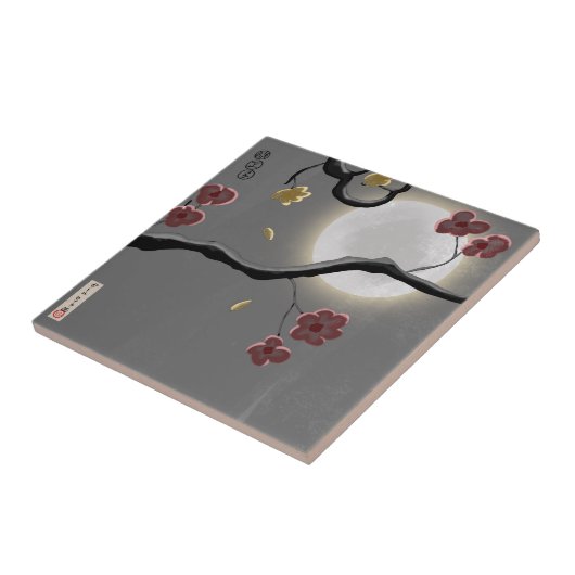 月花陶瓦 タイル (側面)