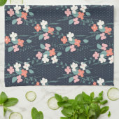 月花 キッチンタオル (折り畳み)