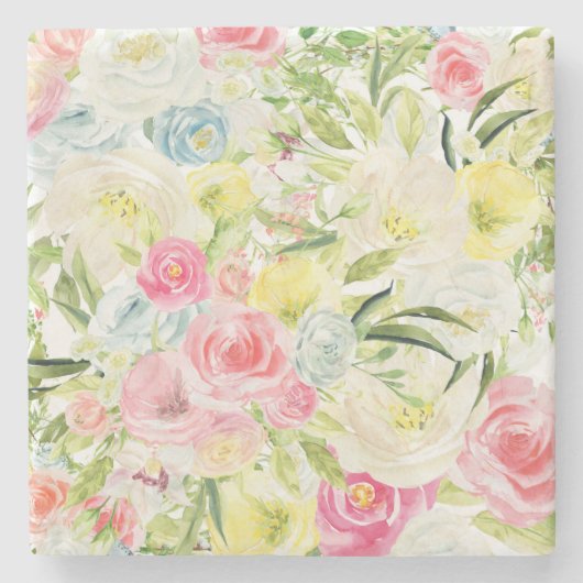 月花 ストーンコースター (正面)