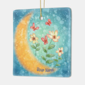 月花 セラミックオーナメント (左)