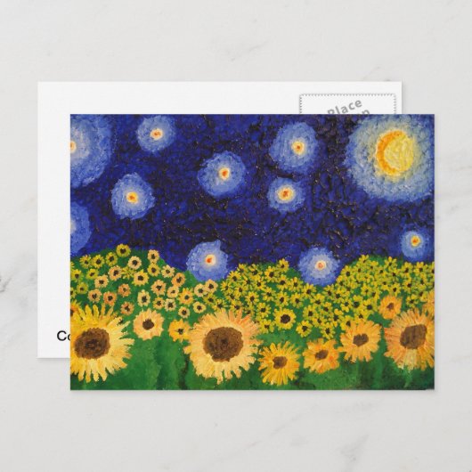 月花 ポストカード (正面/裏面)