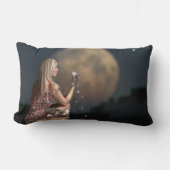 月花 ランバークッション (正面)