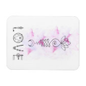 *~*月蓮華涅槃への道 マグネット (横)