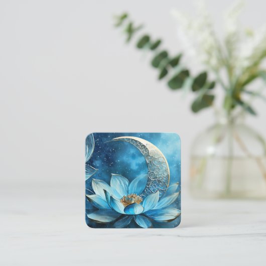 月蓮 スクエア名刺 (スタンド正面)