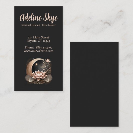 月蓮 名刺 (正面/裏面)