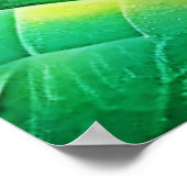 月蝶開花デザイン ポスター (角)