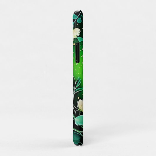 月蝶開花デザイン Case-Mate iPhoneケース (裏面/右)