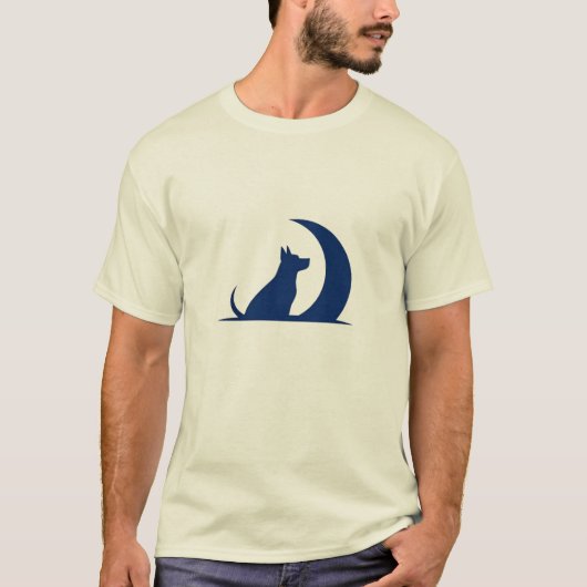 月見犬 Tシャツ (正面)