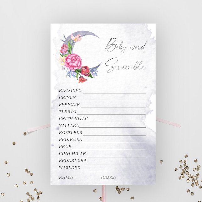 月語スクランブル赤ちゃんシャワーゲームの上 (クリエイターアップロード済み)