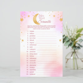 月語スクランブル赤ちゃんシャワーゲーム以上