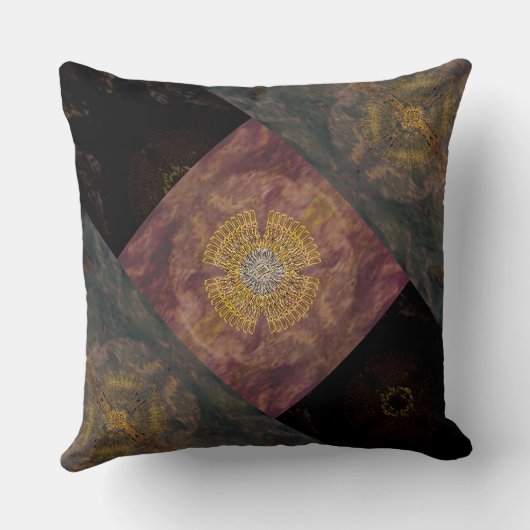 月読-紫華 クッション (裏面)